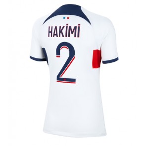 Paris Saint-Germain Achraf Hakimi #2 Replica Away Stadium Shirt for Women 2023-24 Short Sleeve